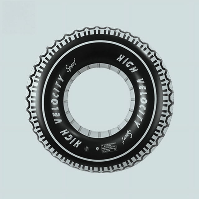 Anillo de natación con neumáticos que espesa el suministro de agua para manos de adultos con asa para el anillo de natación en la axila