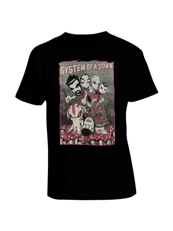 System of a down mushrooms t-shirt
