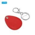 thumbnail image 3 of Unique Bargains Leather Key Fob, 4 Pack PU Leather Key Fobs Key Chain Holder for ID Key Cards, Red, 3 of 6