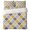 Yellow Gray, variant on 4 Pieces Duvet Cover Queen Bedding Sets Yellow Grey Retro Moroccan Pattern for Bedroom Decor,Ultra Soft Luxury Comforter Cover Set with Bed Sheet and Decorative Pillow Shams