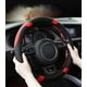 thumbnail image 3 of Funda universal para volante de coche, de microfibra y cuero, 37-38 cm (15"), antideslizante, transpirable y duradera (roja), 3 of 5