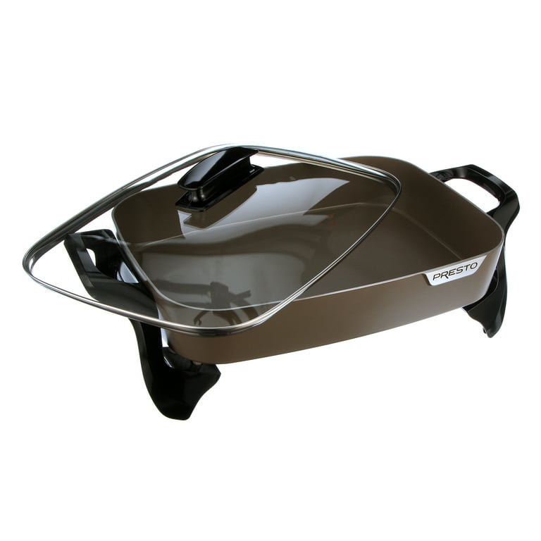 Presto 16 inch Electric Skillet with Glass Cover and power cord!