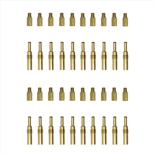 40 Piezas Principales de Carburador de Cobre + Kit de Chorros Lentos para PWK para Carbs Accesorios de Carburador de Motocicleta