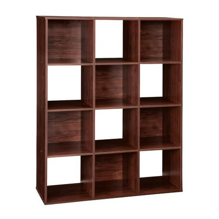 ClosetMaid 12-Cube Organizer, Dark Cherry
