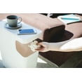 thumbnail image 6 of Yamazaki Home Side Table Trash Can, White, ABS Plastic, 4 gallons, 15 liters, No Assembly, 6 of 7