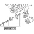 thumbnail image 2 of Febest PULLEY TENSIONER KIT # 0287-R51M OEM 11925-VC801, 2 of 2