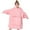 Pink, variant on PMONPA Wearable Blanket Hoodie for Kids, Soft Double Layer Sherpa Fleece Sweatshirt,Teen Gifts for Kids, Youth, Boys, Girls, One Size, Black