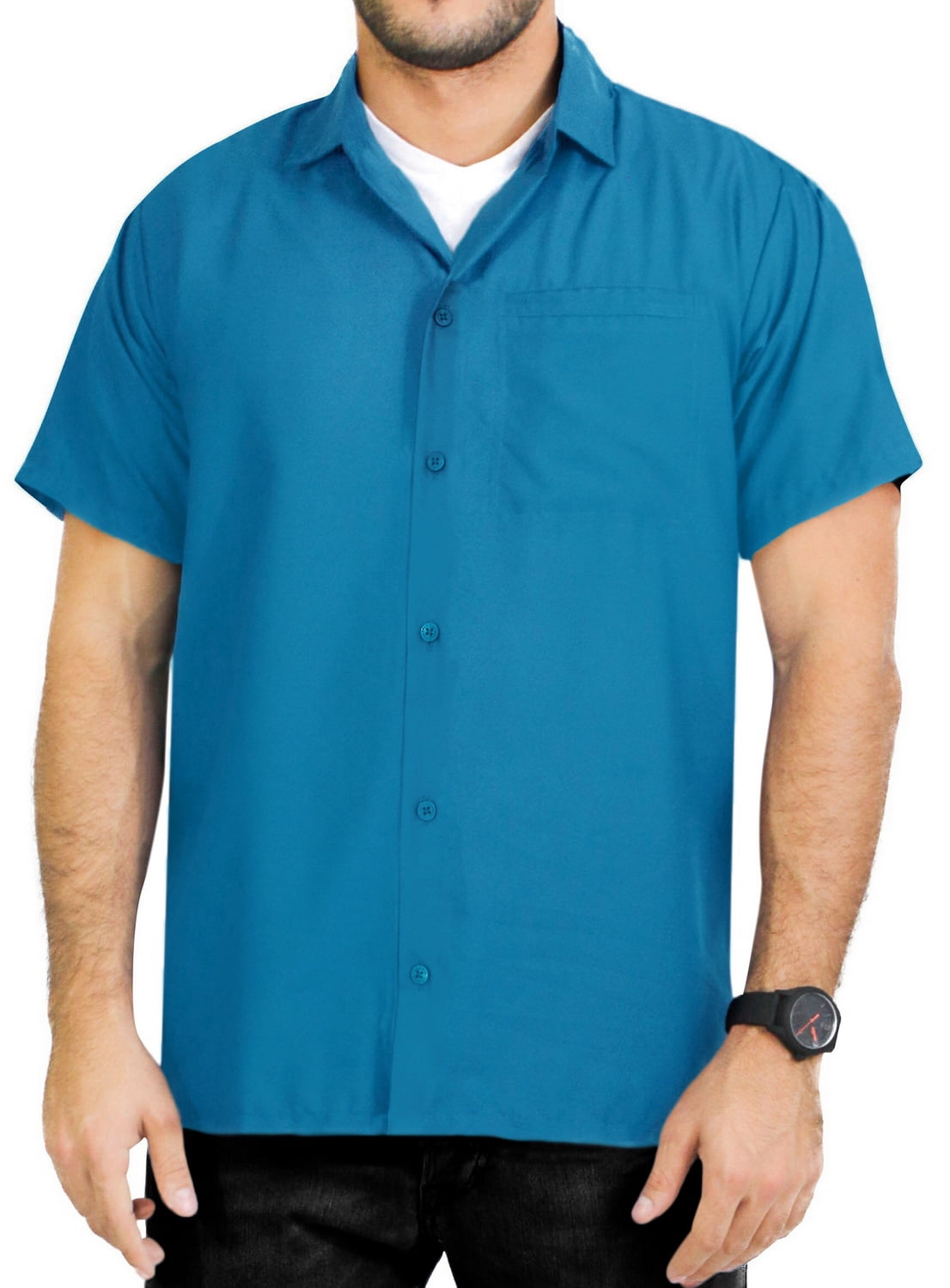 Solid hawaiian shirts Clearance