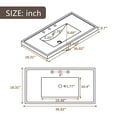 thumbnail image 5 of MAYEERTY 36" Bathroom Vanity with Sink Green Cabinet Drawers Solid Frame MDF, 5 of 6