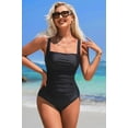 thumbnail image 6 of Alove Women Boat Neck Bathing Suit One Piece Swimsuit Sexy Monokini Swimwear S-XL, 6 of 7