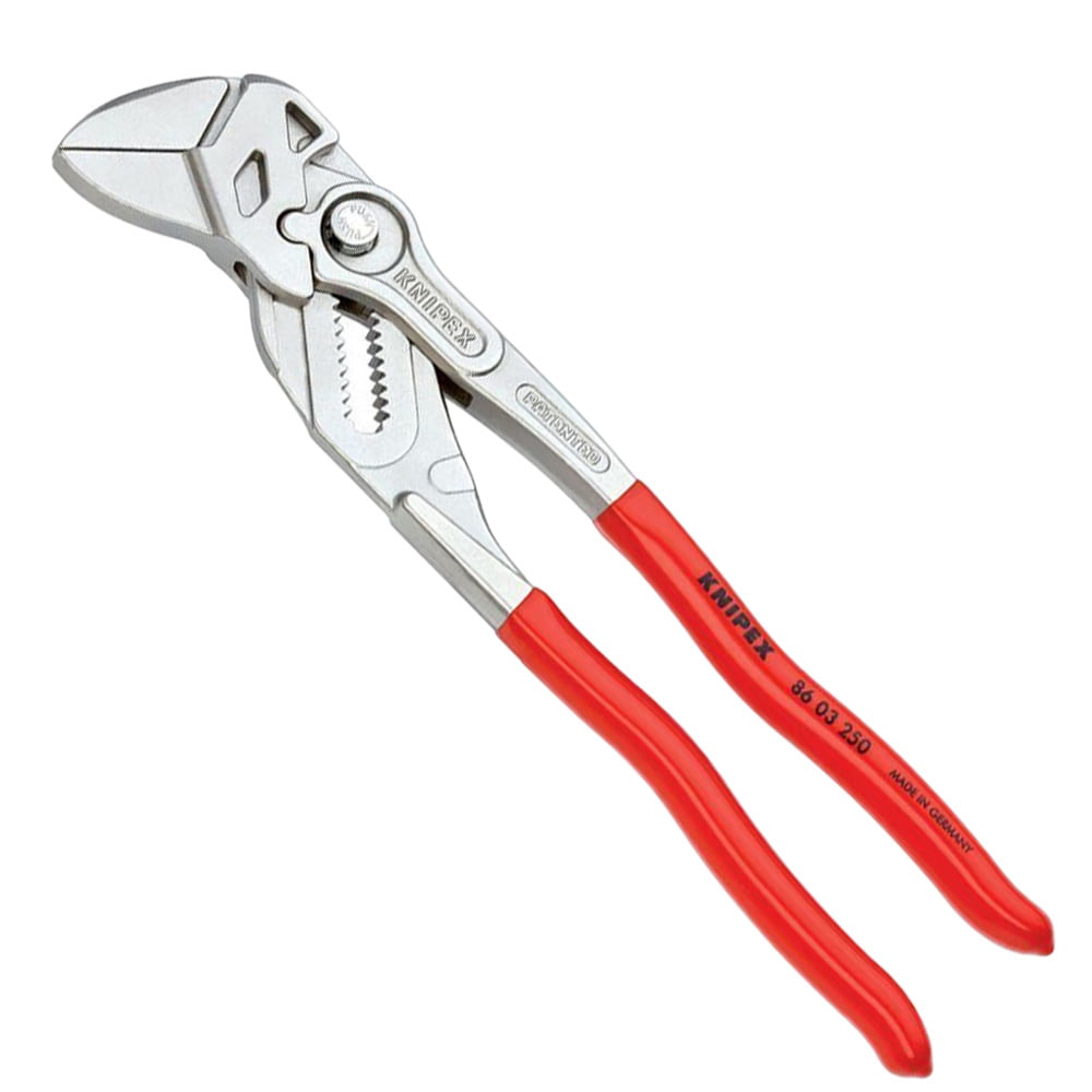 Knipex 2 Pc Pliers Wrench Set With Keeper Pouch, 7 & 10