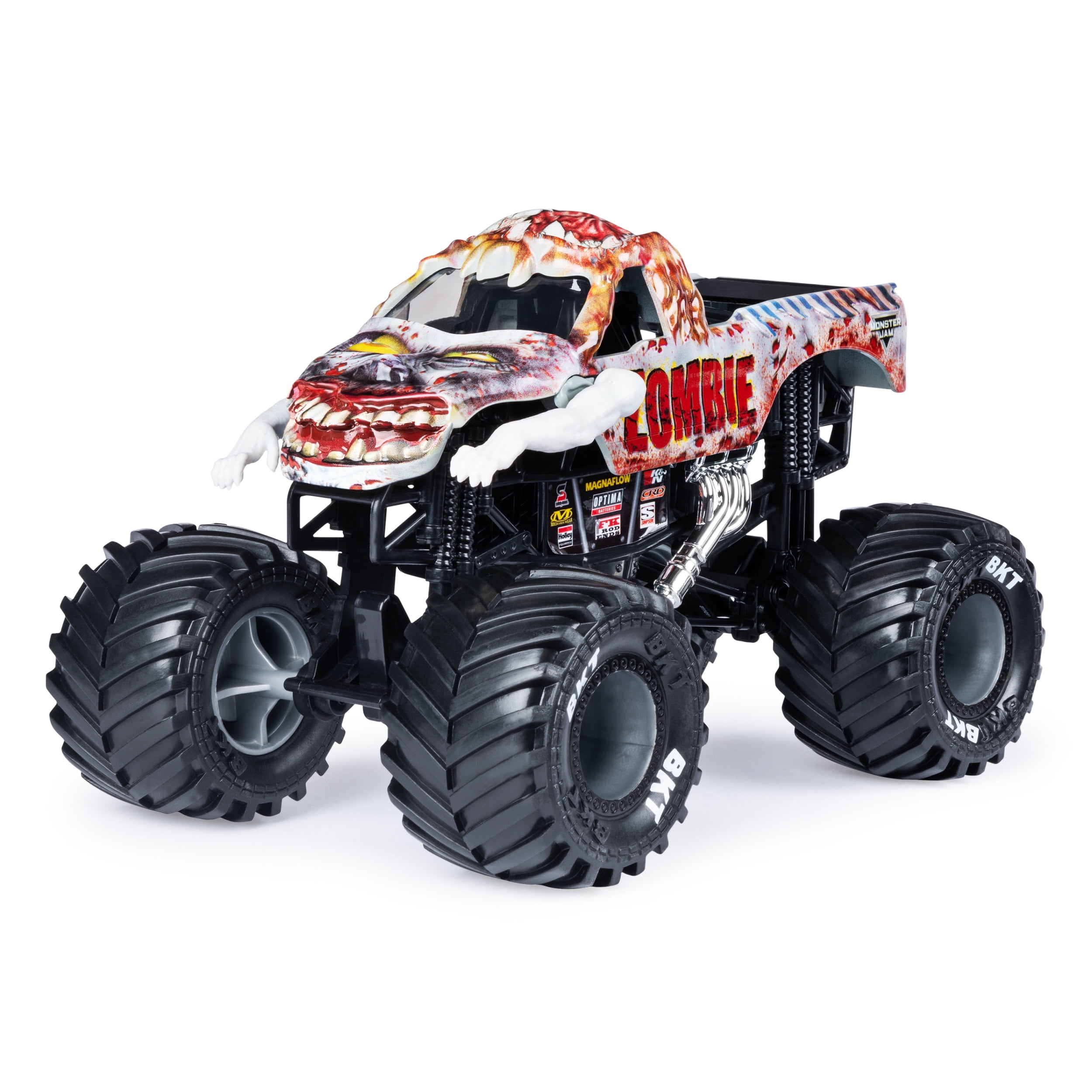 zombie monster truck toy with arms