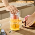 thumbnail image 5 of Manual Lemon Juicer Hand Crank Juice Extractor with Ergonomic Handle Buffer Non Slip Grip for Citrus Fruit Juicing, 5 of 11