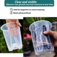 thumbnail image 3 of Breathable Slotted Clear Orchid Pots with Drainage Holes, Plastic Planter for Orchids, Phalaenopsis, Succulents, Moss, 3 of 5