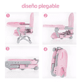 thumbnail image 3 of Silla Periquera BELUG Bebé Portatil Plegable Rosa, 3 of 3