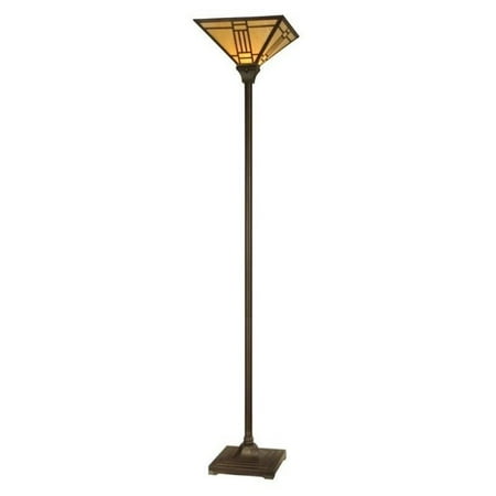 Dale Tiffany Noir Mission Torchiere