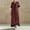 c01Red, variant on Women's Sleeveless V Neck Linen And Chiffon Maxi Long Dress Summer Fashion Color Block Casual Beach Sun Dresses Red S