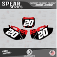thumbnail image 4 of Kalair GFX Graphics Kit for Yamaha YZ400F (1998-2002) Spear Series, 4 of 5
