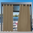 thumbnail image 3 of Cortina para Exterior Easy-Going 137x305 cm Impermeable Caqui, 3 of 8