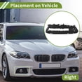 thumbnail image 3 of Unique Bargains No.2128851823 Fog Light Grill for Mercedes-Benz E-Class 2009-2013 Black Front Right Side Front Lower Bumper Fog Light Cover Inserts ABS 1 Pc, 3 of 7