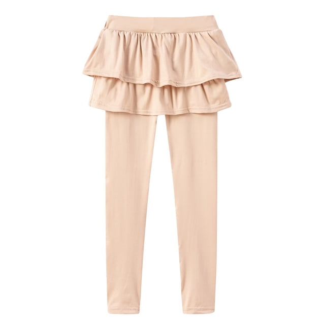 Toddler Pants Girls Toddler Baby Kids Girls Double Ruffles Ruched Solid Panty Dance Pants Trousers