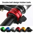 thumbnail image 2 of Ultra-Loud Aluminum Alloy Bike Bell - Mini Invisible Design for Mountain & Road Bikes, 22mm Inner Diameter, Lightweight 25g, Easy Installation, Universal for All Ages, Silver Color, ABS Plastic, 2 of 6