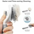 thumbnail image 4 of Pet Grooming Brush with Release Button, Dog and Cat Brush for Shedding and Detangling, TIKA, 4 of 9