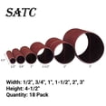 thumbnail image 2 of 36PCS 4-1/2" Spindle Sanding Drum Sleeves for Oscillating Sander 80 120 240 Grit, 2 of 2