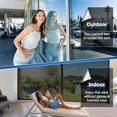 thumbnail image 5 of Window Privacy Film One Way,Reflective Home Glass Mirror Tint See Out Not in,Heat Control Sun Blocking Static Cling for Office Front Door Daytime Privacy Covering,Black-Silver,17. 5x78. 7 in, 5 of 9