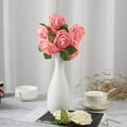 thumbnail image 3 of Tkrady Artificial Flowers, 25pcs Foam Roses Flowers DIY Wedding Party Cake Decoration, Home Display, Pink, 3 of 6