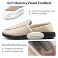 thumbnail image 3 of Ecetana Women's House Slippers Closed Back Memory Foam Indoor Shoes, 3 of 8