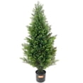 thumbnail image 4 of Árbol topiario artificial de cedro VEVOR de 36 cm con hojas adicionales, 2 unidades, 4 of 9