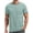 HazeBlue, variant on GENTS BLISS Short Sleeve Men T shirts Ribbed Crew Neck Shirts for Men Color Block Tee Shirts with Pocket