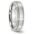 thumbnail image 5 of Cobalt Satin and Polished Ridged Edge 6mm Band, 5 of 8