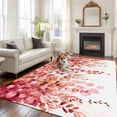 thumbnail image 2 of Non-Slip Rug Pad Rugs Farm Ombre Orange Pink Eucalyptus Rectangle Area Rugs 5x7Ft Soft Carpet Pads for Living Room Kids Room, Fall Foliage Watercolor, 2 of 9