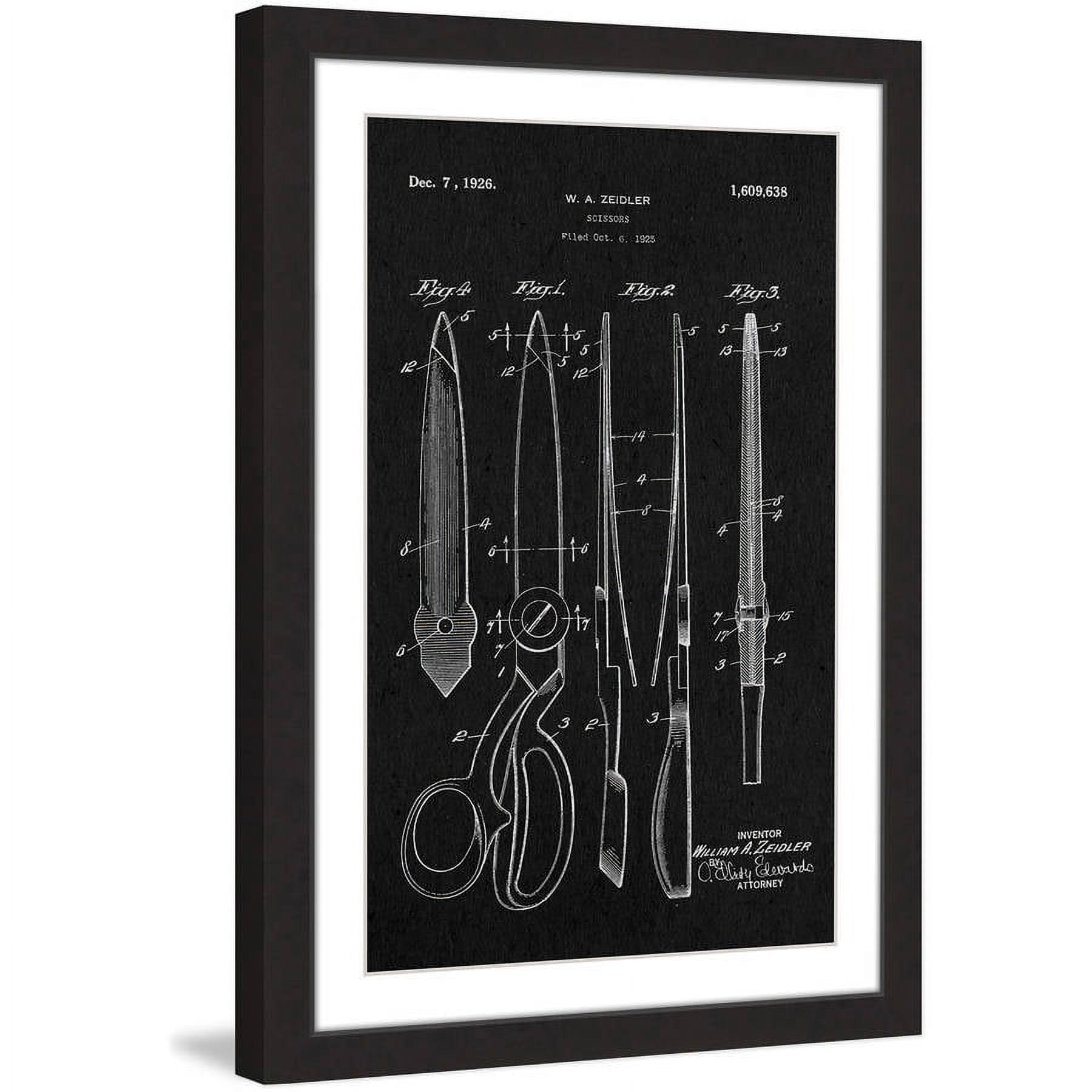 Marmont Hill Printed Architecture Drawings Framed Art Print, by Steve King