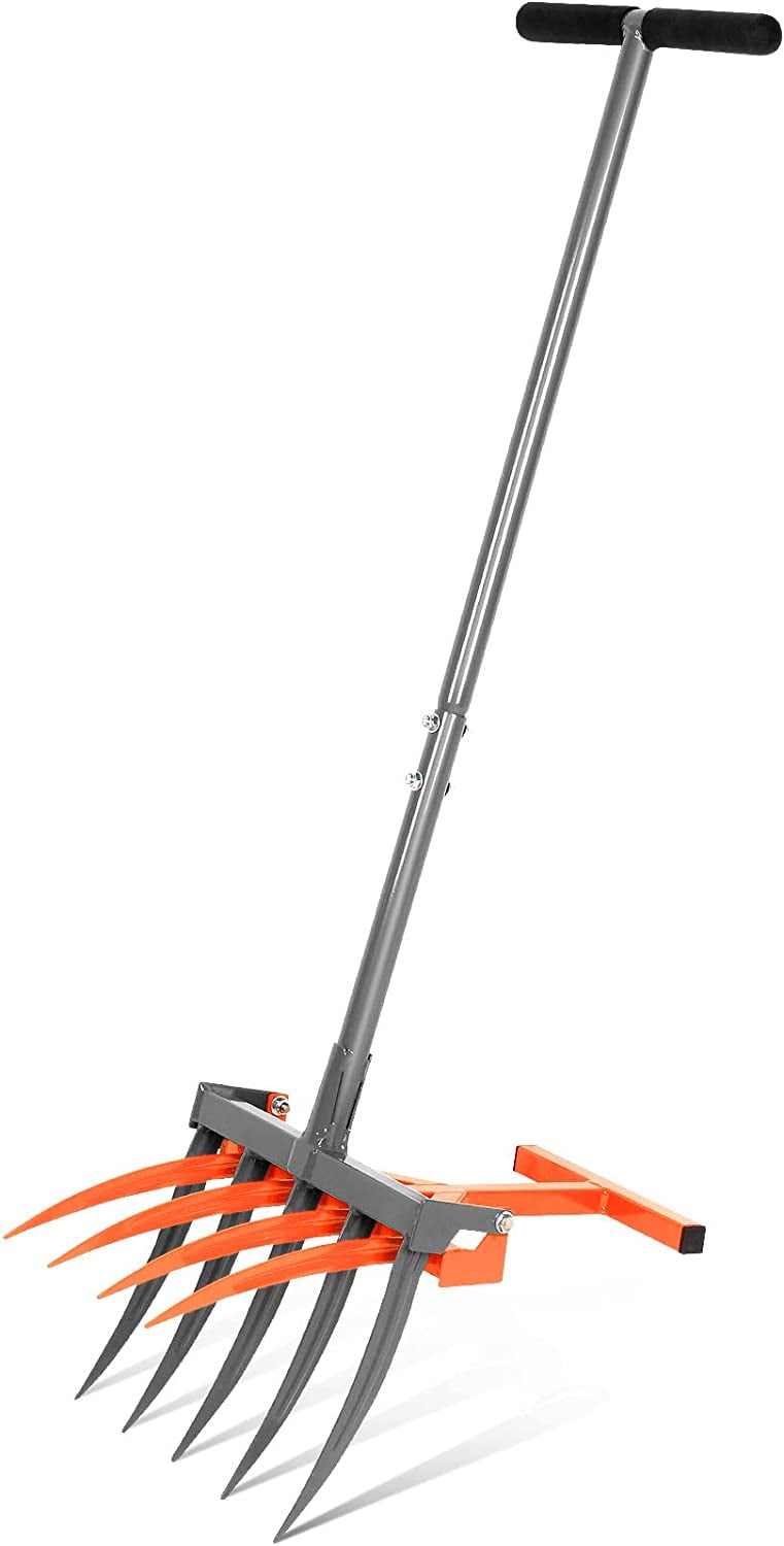 Walensee Broad Fork Tool Garden Manual Hand Cultivator,Twist Tiller for