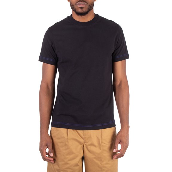 Burberry Logo Embroidered Cotton T-Shirt, Size Small