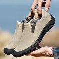 thumbnail image 2 of Mocasines para hombre, mocasines para hombre, zapatos planos sin cordones, de piel auténtica, para conducir, caminar, calzado suave, de calidad, con muelles, para barco (27 cm), 2 of 3