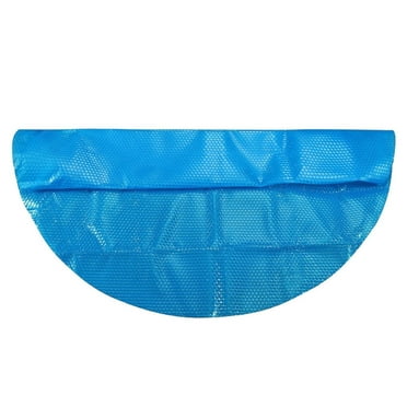 Pool Cover: for 8ft Round Easy Set Pools, Round Pool Cover for above Ground Pools, Swimming Pool Cover Protector Winter Safety Cover, Above Ground Blue Protection Swimming Pool