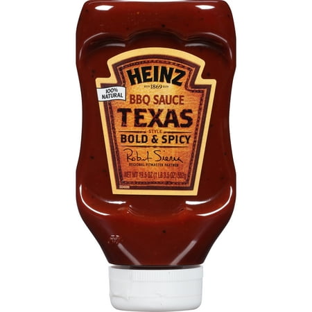 (3 Pack) Heinz Texas Style Bold & Spicy BBQ Sauce, 19.5 oz (Best Texas Barbecue Sauce Recipe)