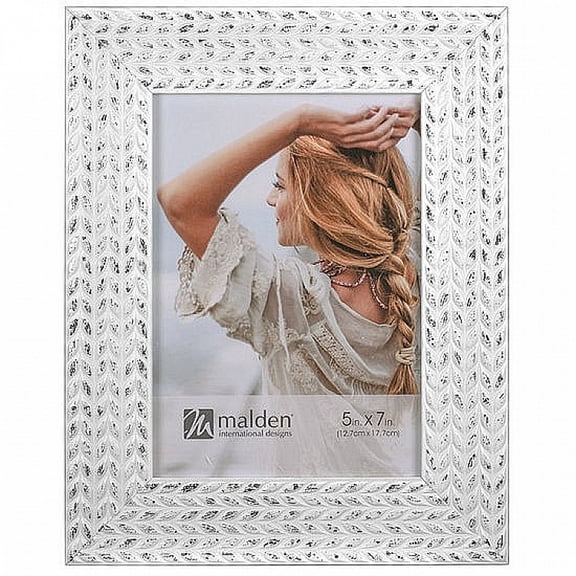 Malden 5x7 White Wheat Frame