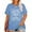New Sky Blue1, variant on XCHQRTI Womens Music Plus Size Tshirt Graphic Smooth As Tennessee Whiskey Oversized Tops Short Sleeve Tshirt