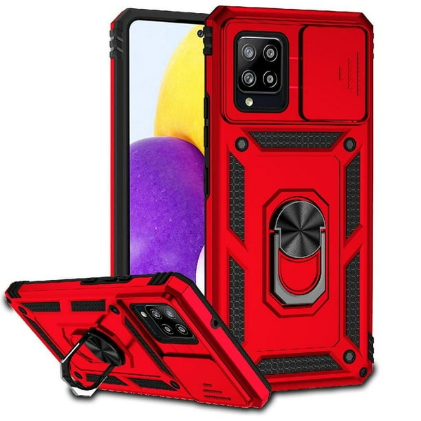 Estuche GANGXUN para Samsung Galaxy M42 5G, soporte giratorio 360°, estilo mecánico y magnético