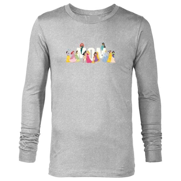 Disney Princess Squad Mom Family Trip Vacation Reunion - Long Sleeve T-Shirt for Men - Customized-Athletic Heather