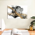 thumbnail image 3 of Elephant Stock Matrix Undulation I Wall Art - Horizontal Canvas Wall Art - Living Room Wall Decor - Abstract Canvas - Black And Gray Decor By Jennifer Goldberger - 12" x 8", 3 of 8