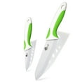 thumbnail image 1 of 2-Piece Ceramic Knife Set 6" Chef Knife and 5" Utiity Knife Sharp Kitchen Knives Rust Proof Stain Resistant Vegetables Paring Tool, 1 of 3