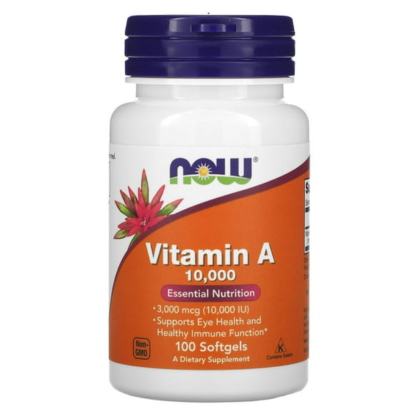 Vitaminas Now A 10,000 iu 100 Softgels