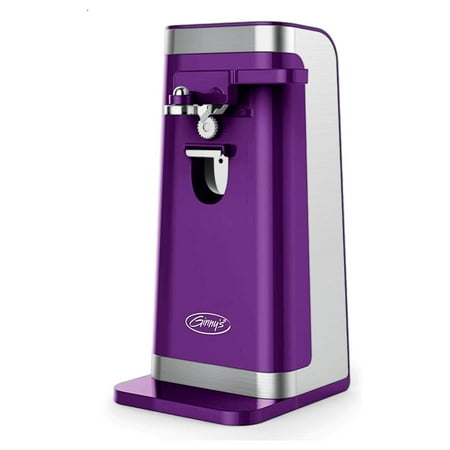 

JepoIA Ginny s Purple Punch 50W Electric Can Opener with Stainless Steel Blade and Knife Sharpener (Purple Punch)