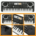 thumbnail image 5 of 61 Keys Kids Digital Music Electronic Keyboard Electric Piano Beginner Keyboard for Girls & Boys, Ages 4-8, 9-12, 13-19 with Microphone, 5 of 10